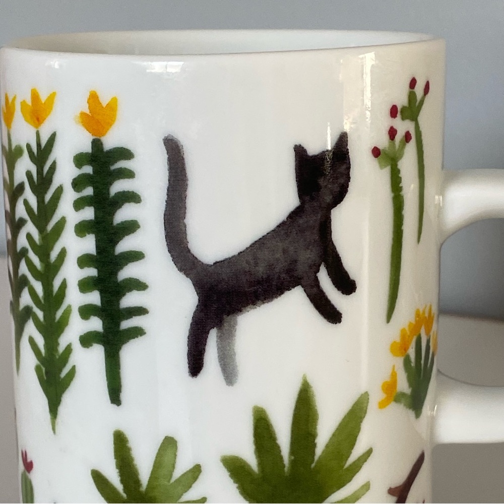 Cat Mug Danica Studio Cactus Southwest Desert Ceramic Coffee Tea Floral EUC - Picture 4 of 14